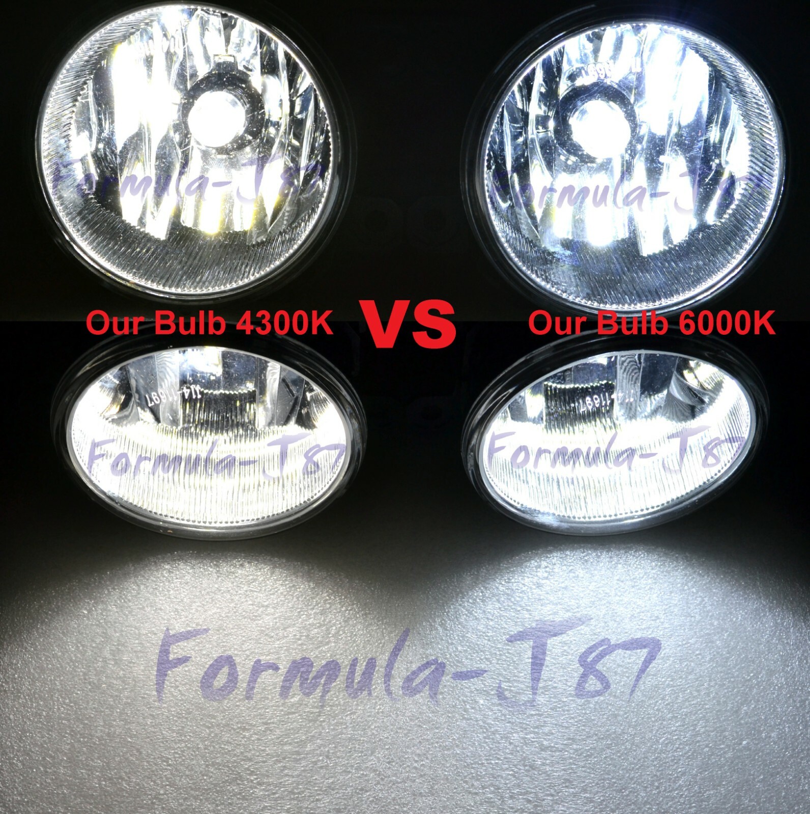 LED 20W 9005 HB3 White 4300K Two Bulbs Headlight High Beam Replacement Stock Fit