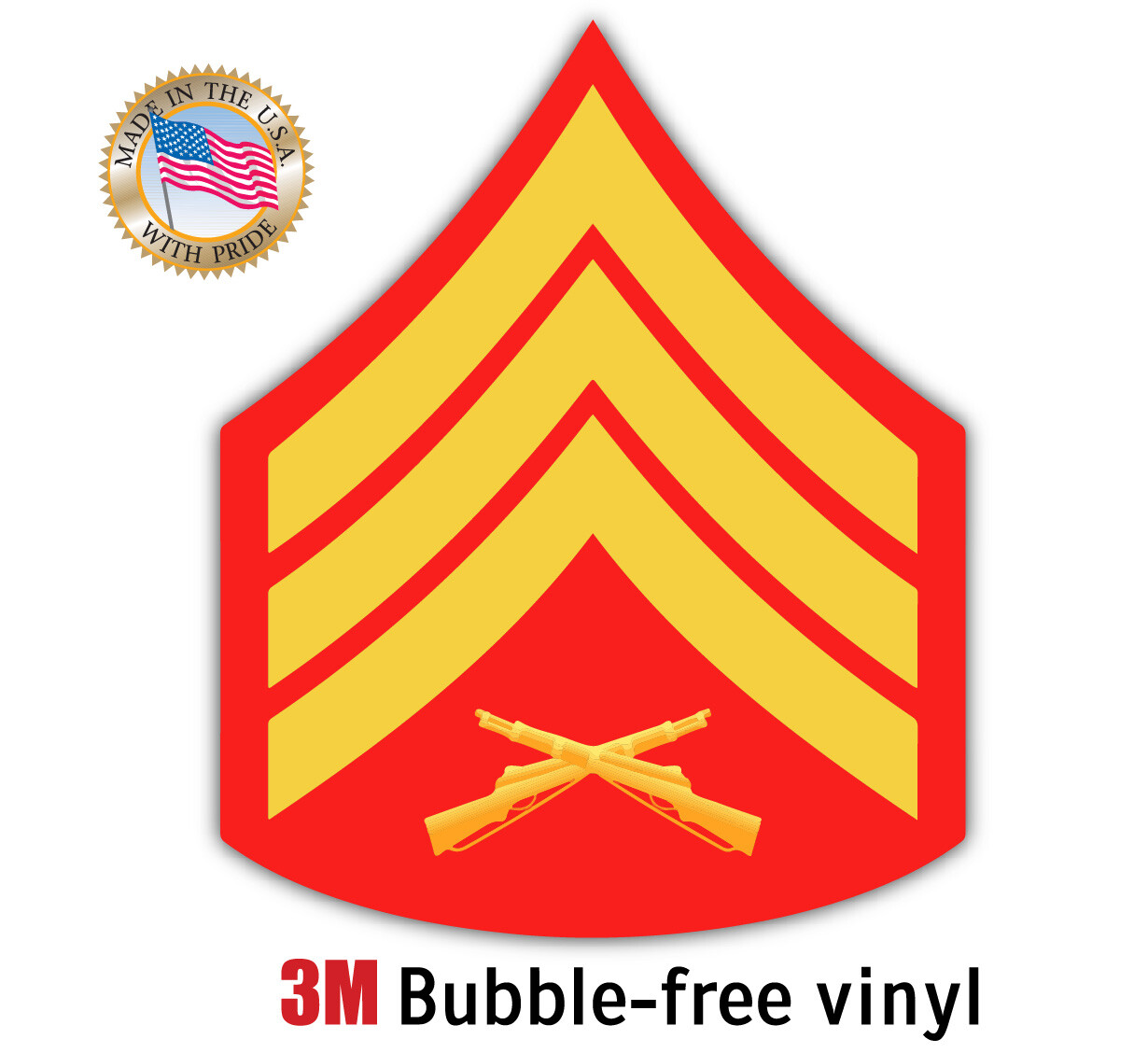 Marine Corps Sergeant USMC Car Truck Laptop Window Wall Decal