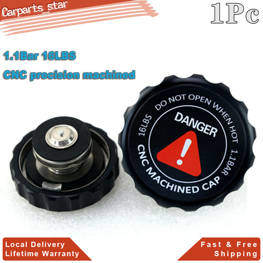 1.1 Bar Universal Billet Aluminum Radiator Cap CNC Precision Machined Cap