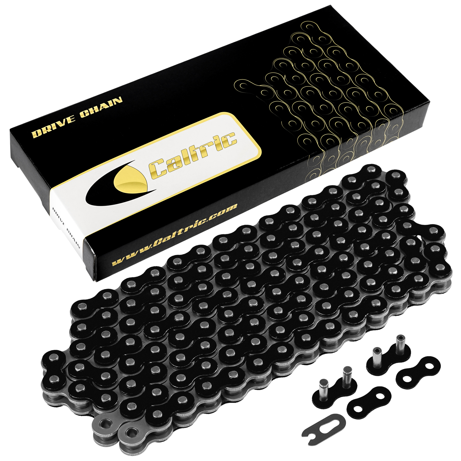 Black Drive Chain for Yamaha FJ600 FJ1100 Rd250 Rd350 Rd400 Rt180 Sr500