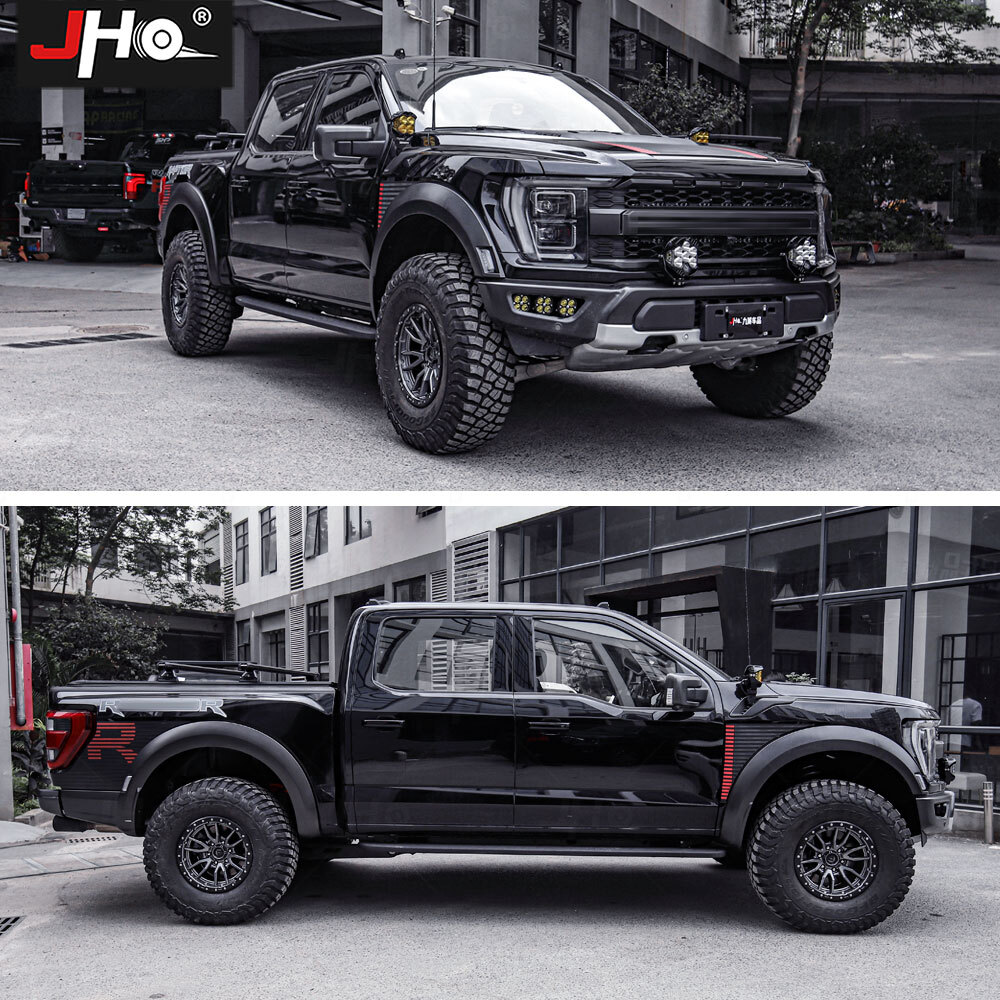 7Pcs Raptor R Style Full Body Decal Kit For Ford F-150 Raptor 2021-2025