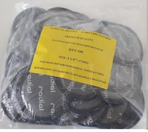 1000 Pieces Radial Repair Round Tire Patch Medium 2.1/4″-57 MM Superior Quality