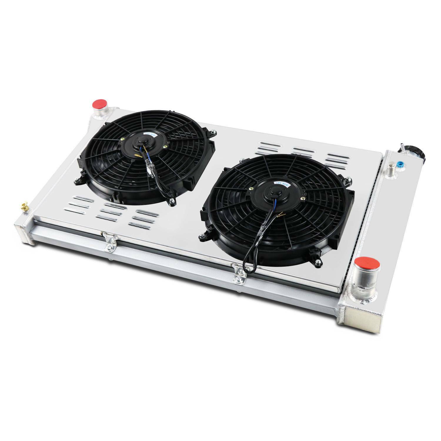 3 Rows Radiator +Shroud Fan For 1967-1972 Chevy GMC C/K Series Pickup Suburban