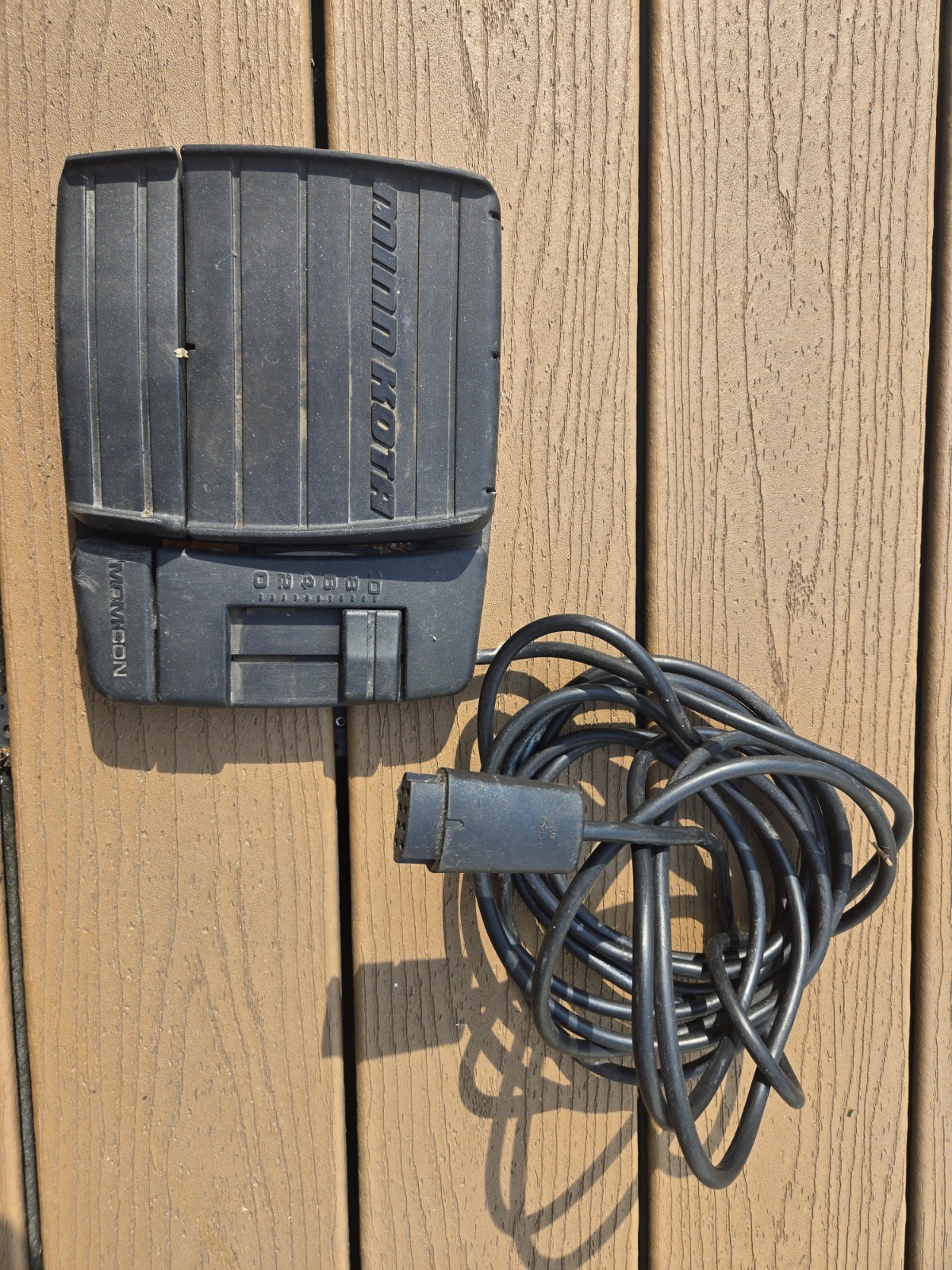 Minn Kota V1 Powerdrive Foot Pedal Flat/Oval Plug 2006 And Older