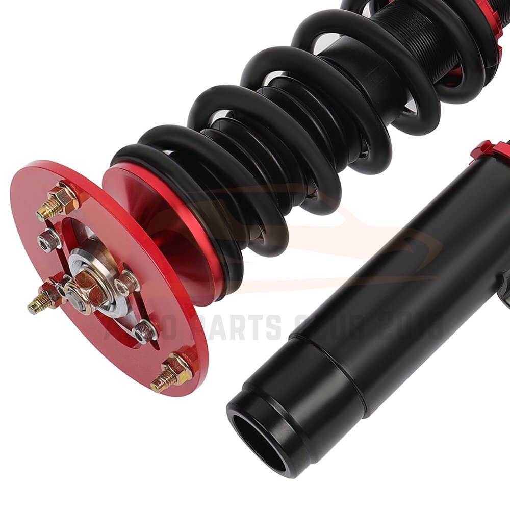 Coilovers For 2001-2005 BMW E46 320i 325i Red Adj Height Strut Suspension Spring