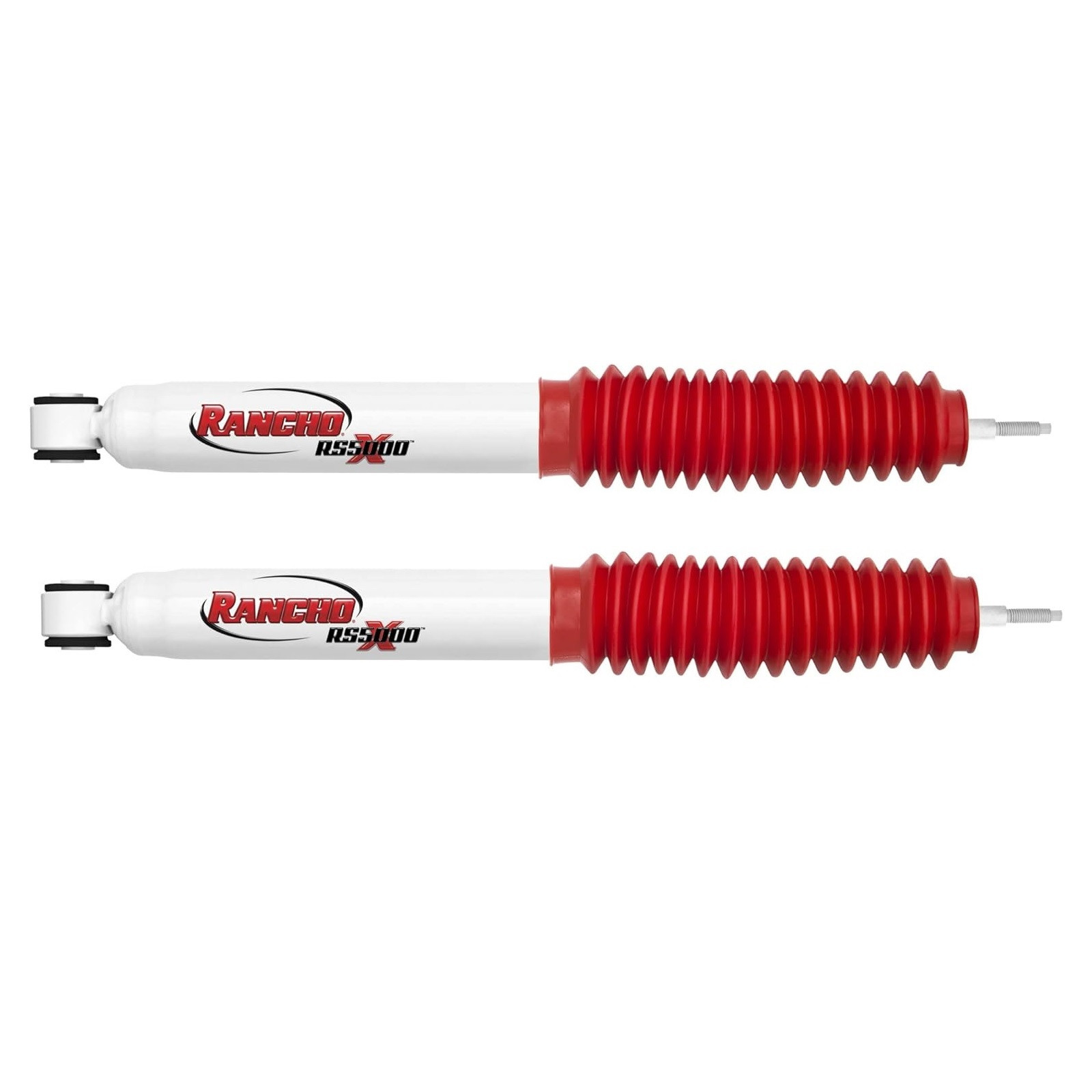 Rancho RS5000X Front & Rear Suspension Shock Absorbers for Wrangler TJ 0″ Lift