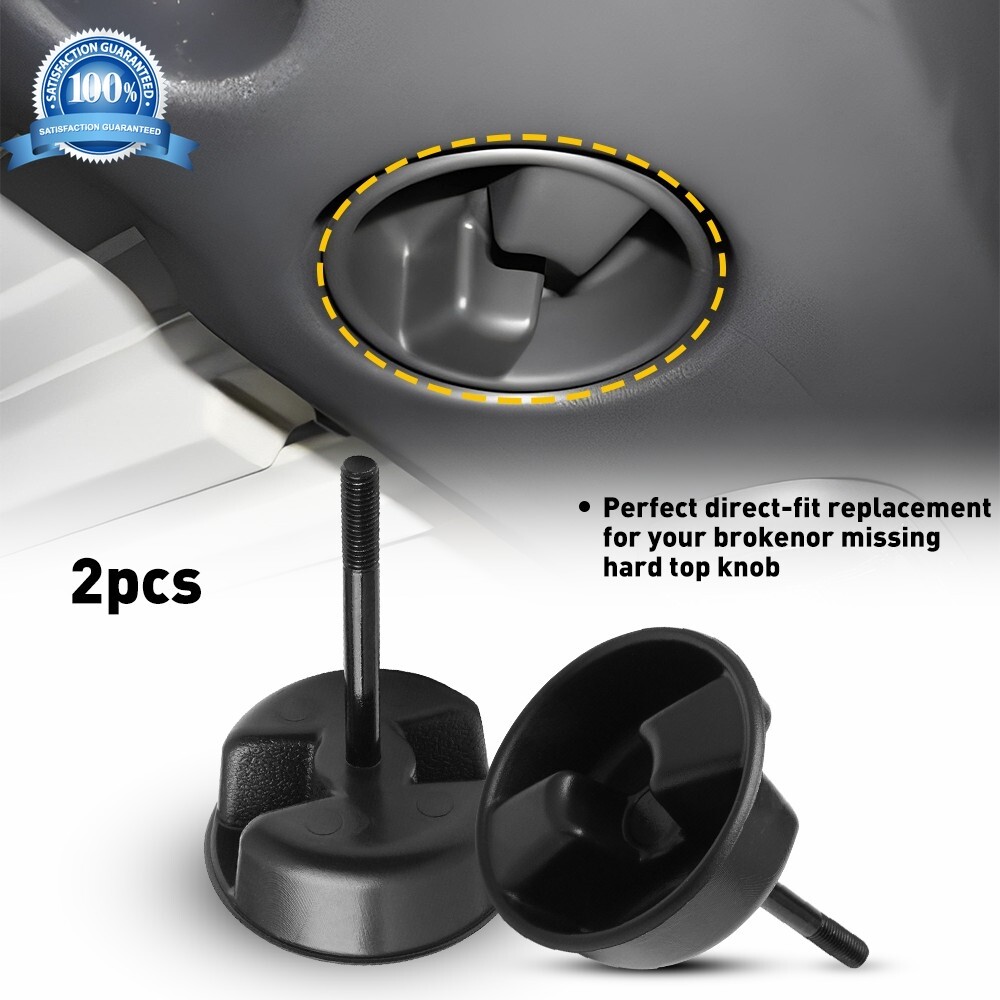 For 2007-2018 Jeep Wrangler 2X JK Hardtop Top Hard Panel Mounting Screw Knob