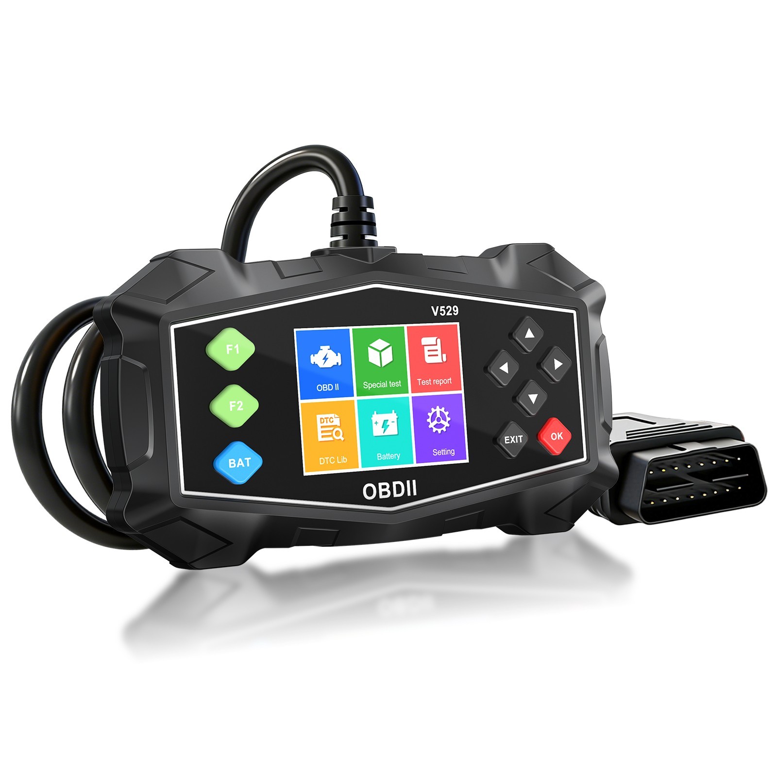 Check Engine OBD2 Scanner ABS SRS Transmission Diagnostic Scan Tool Code Reader