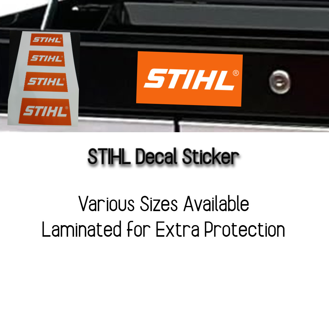 Stihl Tools Car Bumper Window Tool Box Sticker Car Bumper Decal Water Resistant