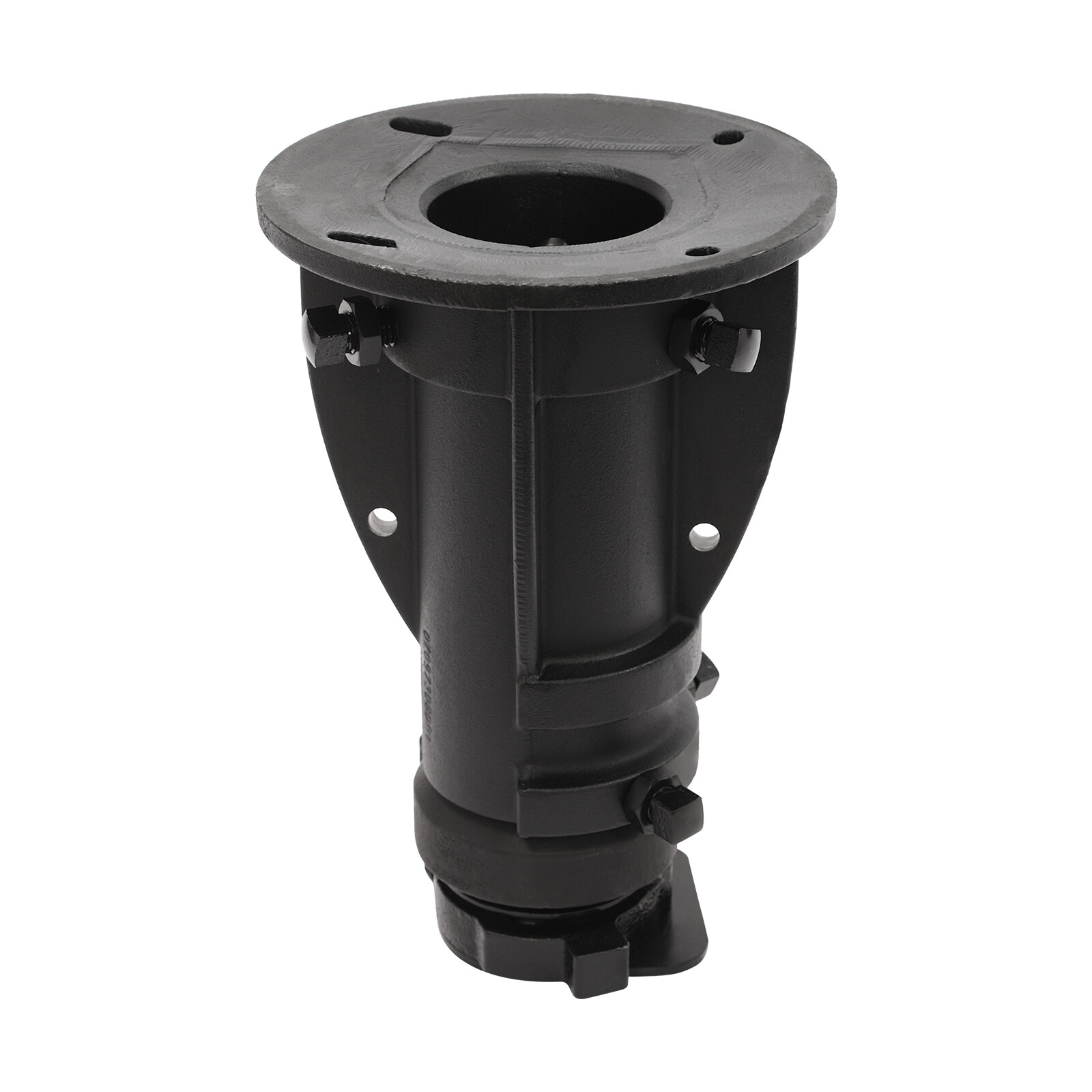 Black Fifth Wheel Camper RV Adapter Hitch to Gooseneck 12″ ~ 16″ Adjustable NEW