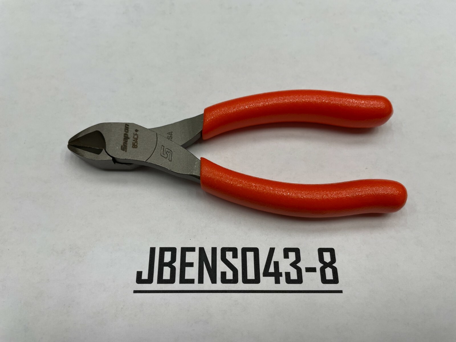 Snap-on Tools USA NEW ORANGE 5″ Talon Soft Grip Diagonal Cutter Pliers 85ACFO