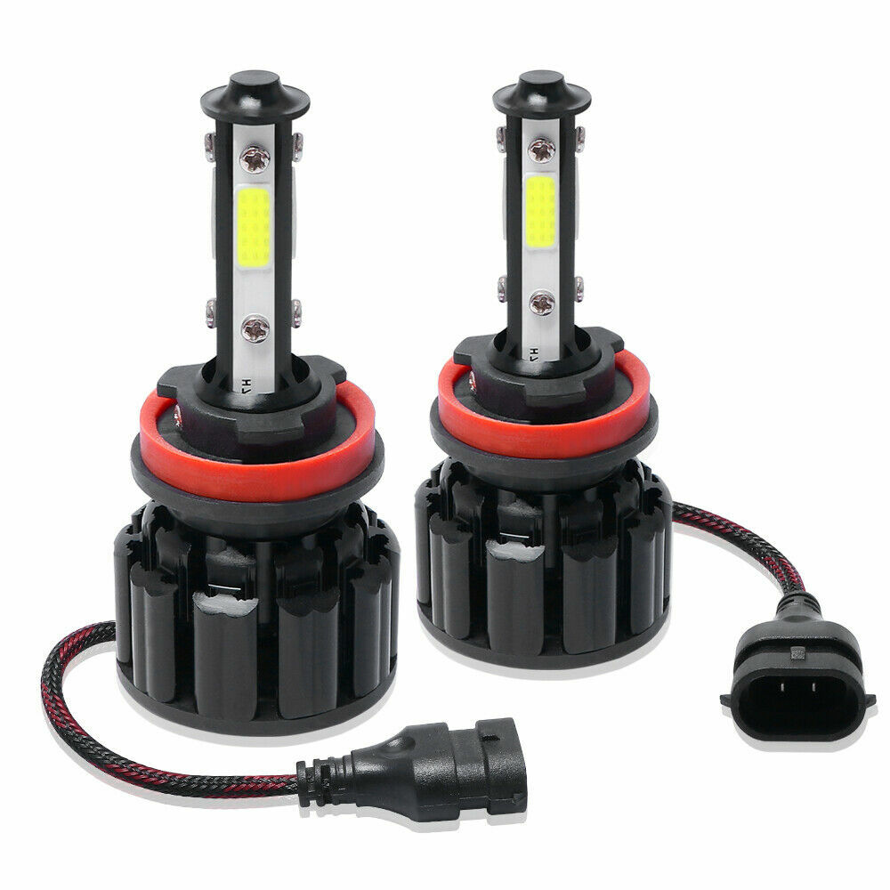 20PCS H11 6000K LED Headlight High Low Beam Bulb 120W 20000LM White DICN 4 Sides