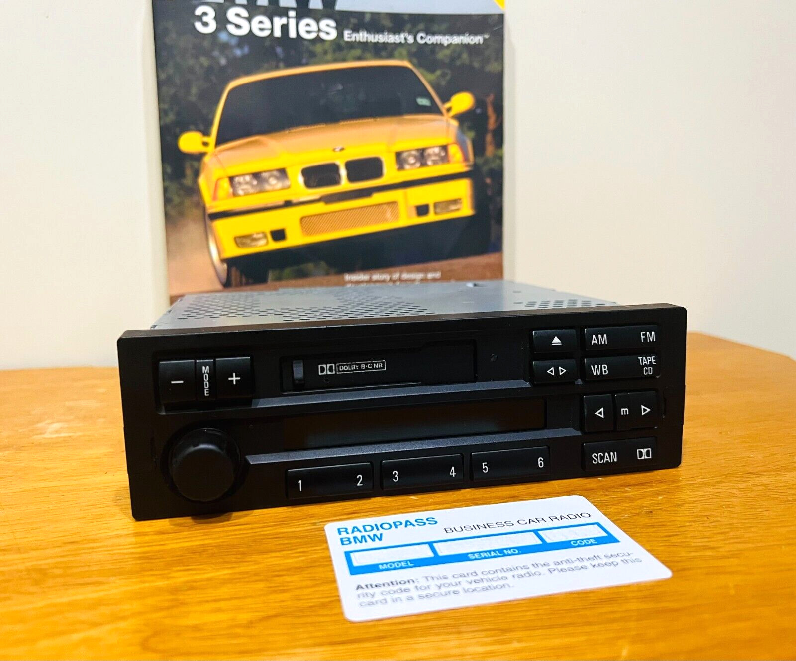 BMW C33 BLUETOOTH RADIO STEREO E36 328 E30 E31 E34 540 840 M3 Z3 CODE PORTUGAL