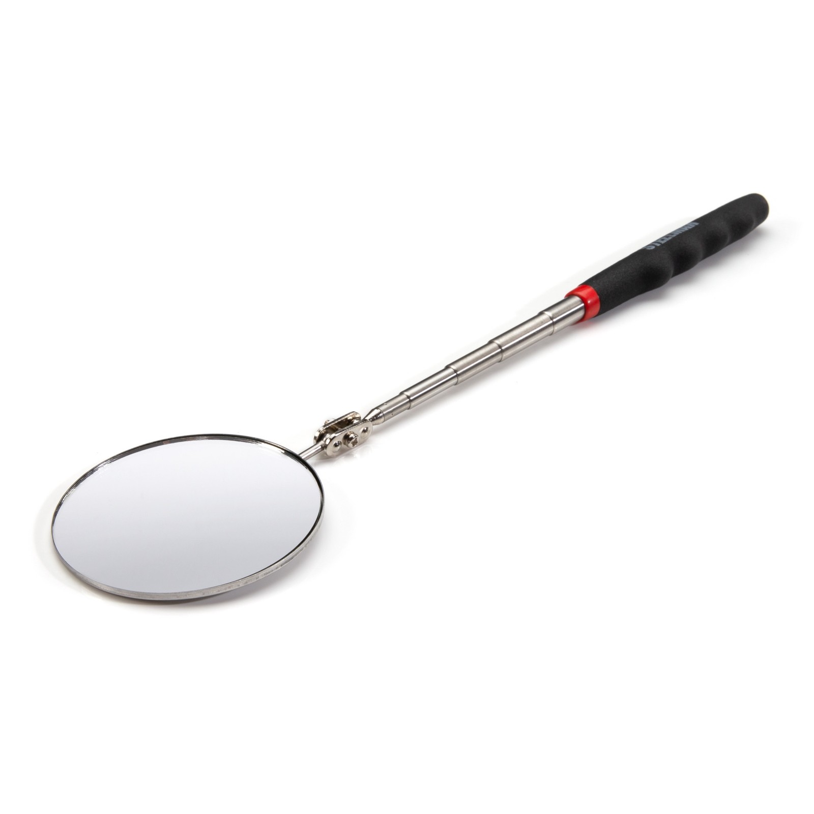 Steelman 29 in. Telescoping 3.25 in. Round Inspection Mirror 41820
