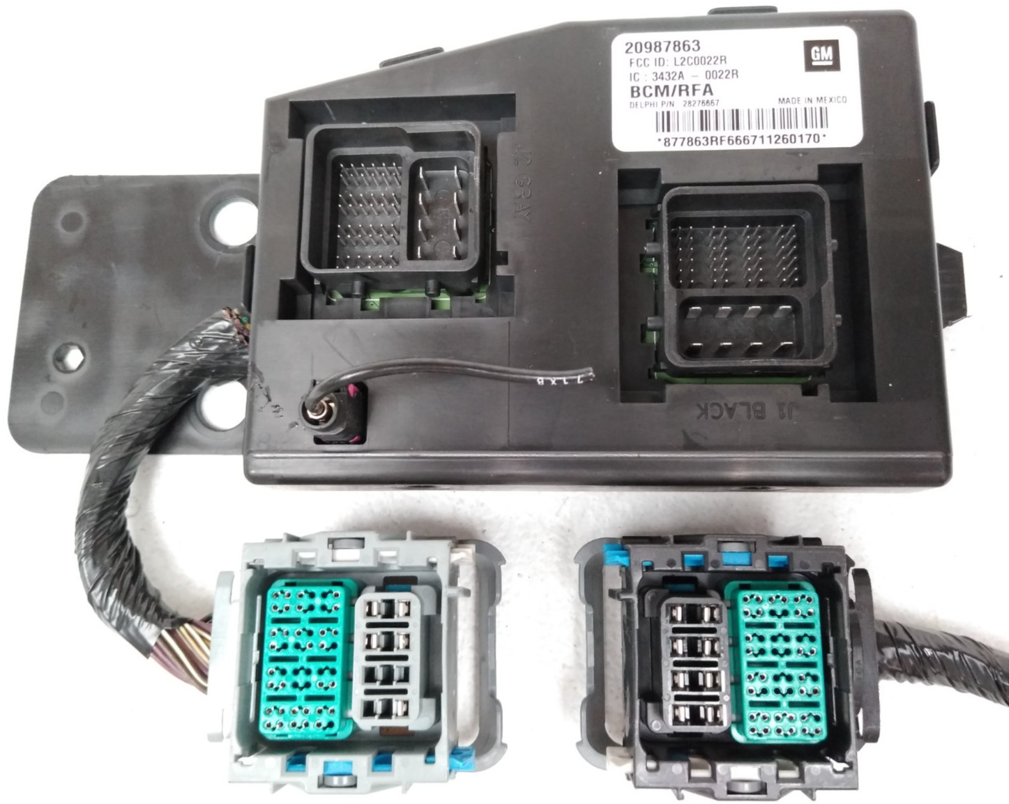 20987863 Chevy 2009 2012 Colorado GMC Canyon Hummer H3 Body Control Module W21