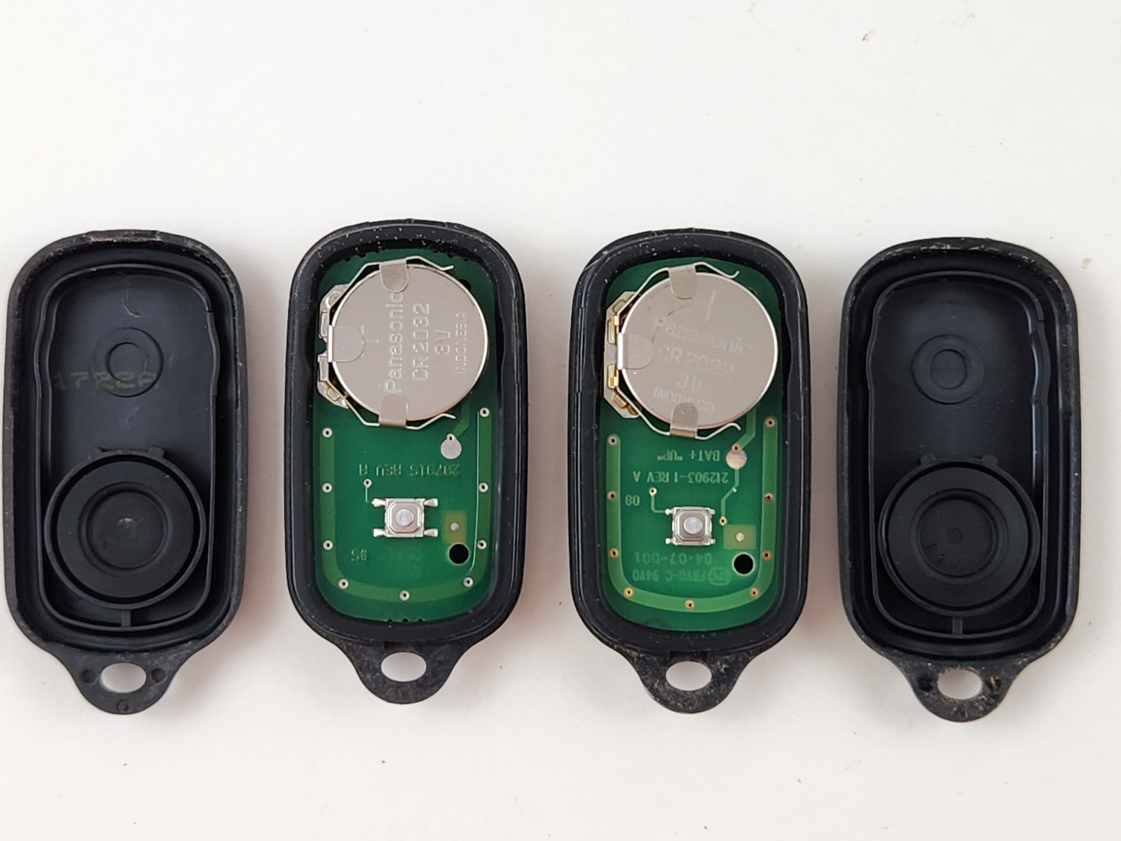 LOT OF 2 ORIGINAL TOYOTA 99-08 OEM KEY LESS ENTRY REMOTE FOB 3-BUTTON ALARM USA