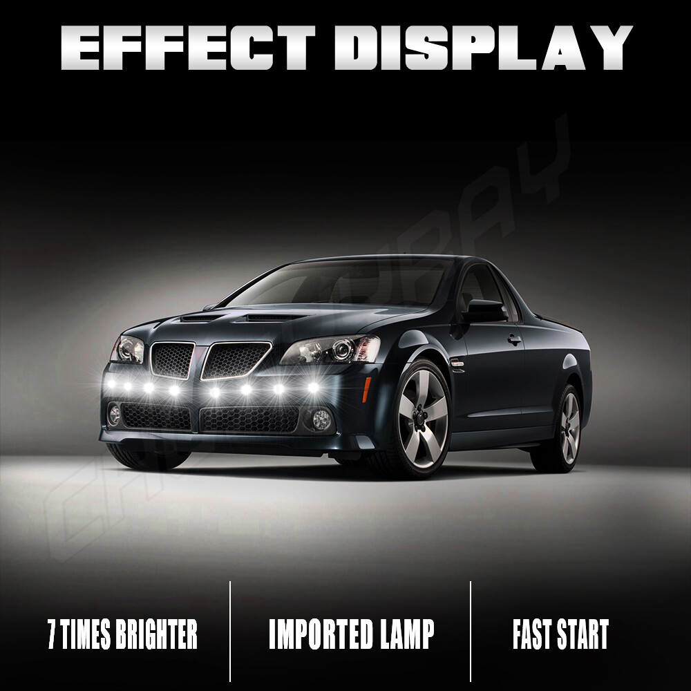 White DC 12V 15W Eagle Eye LED Daytime Running DRL Backup Light Car Auto Lamp