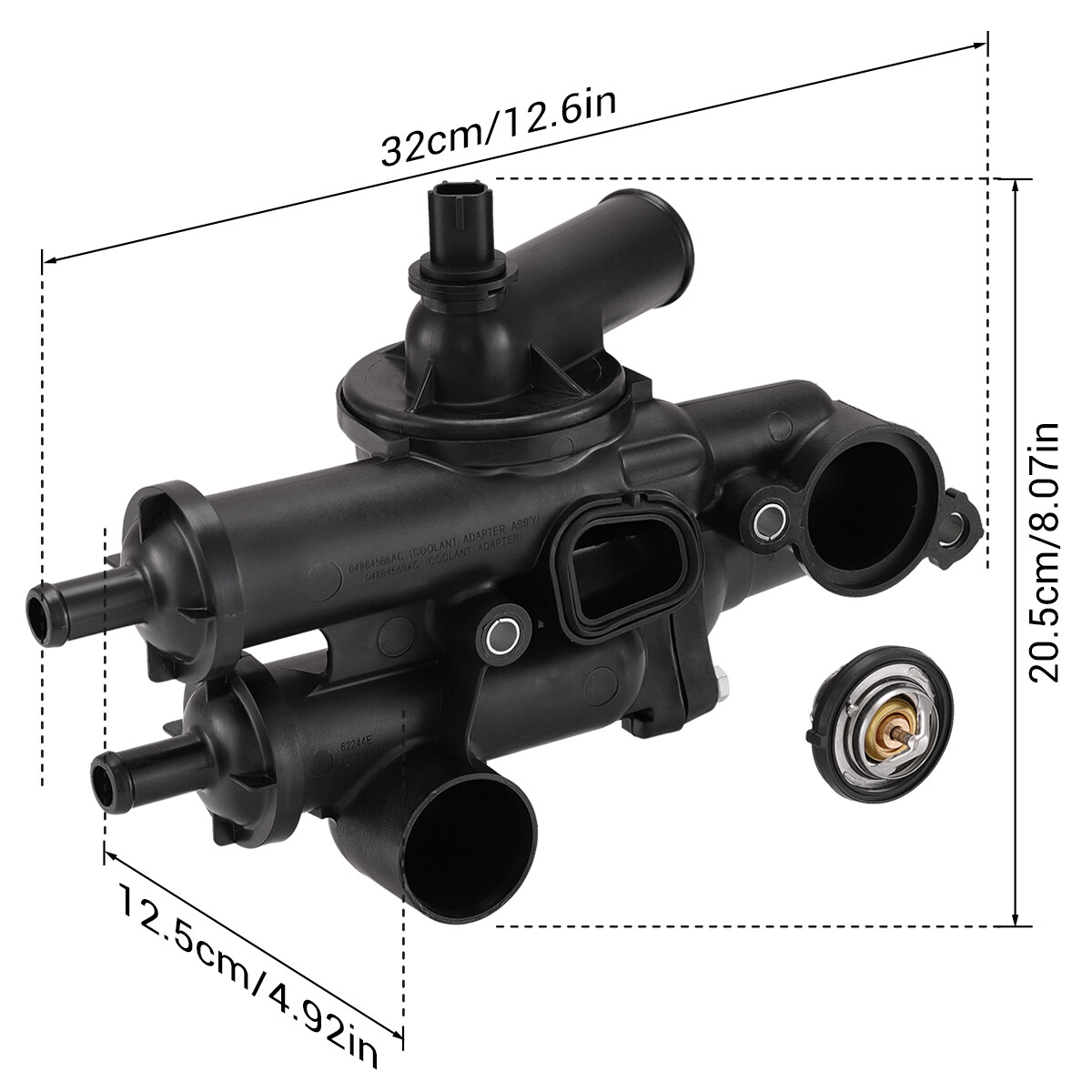 Thermostat Housing Cooling Water Outlet Assembly for Chrysler Dodge Jeep 902-319