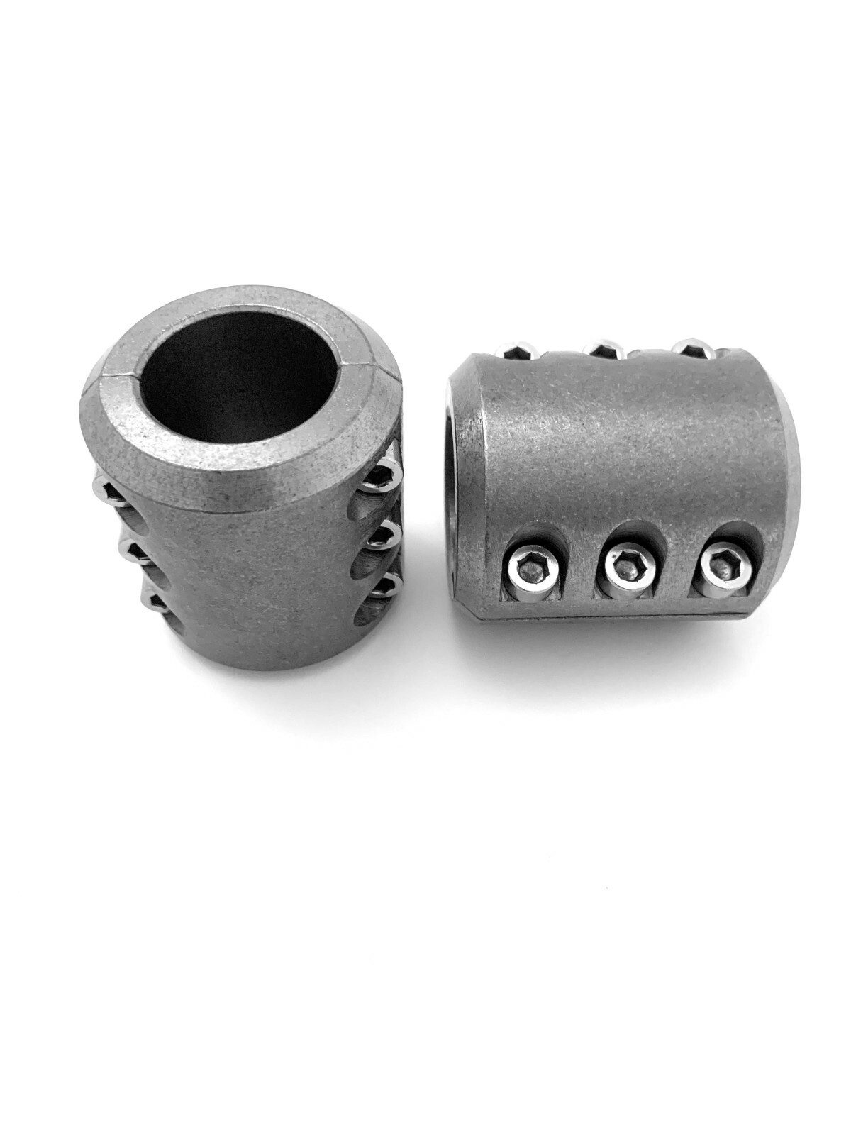 2 Steel bolt on tube clamps 1.25″ 1 1/4 universal roll cage mount cage bung jeep