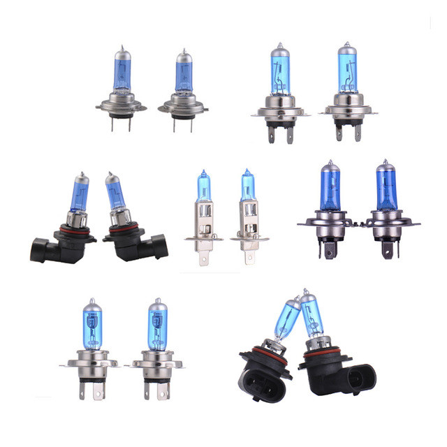 10X 55W H1 H3 H4 H7 H8 H9 H11 9005 HB3 9006 HB4 Car Halogen Lamp Light Auto bulb