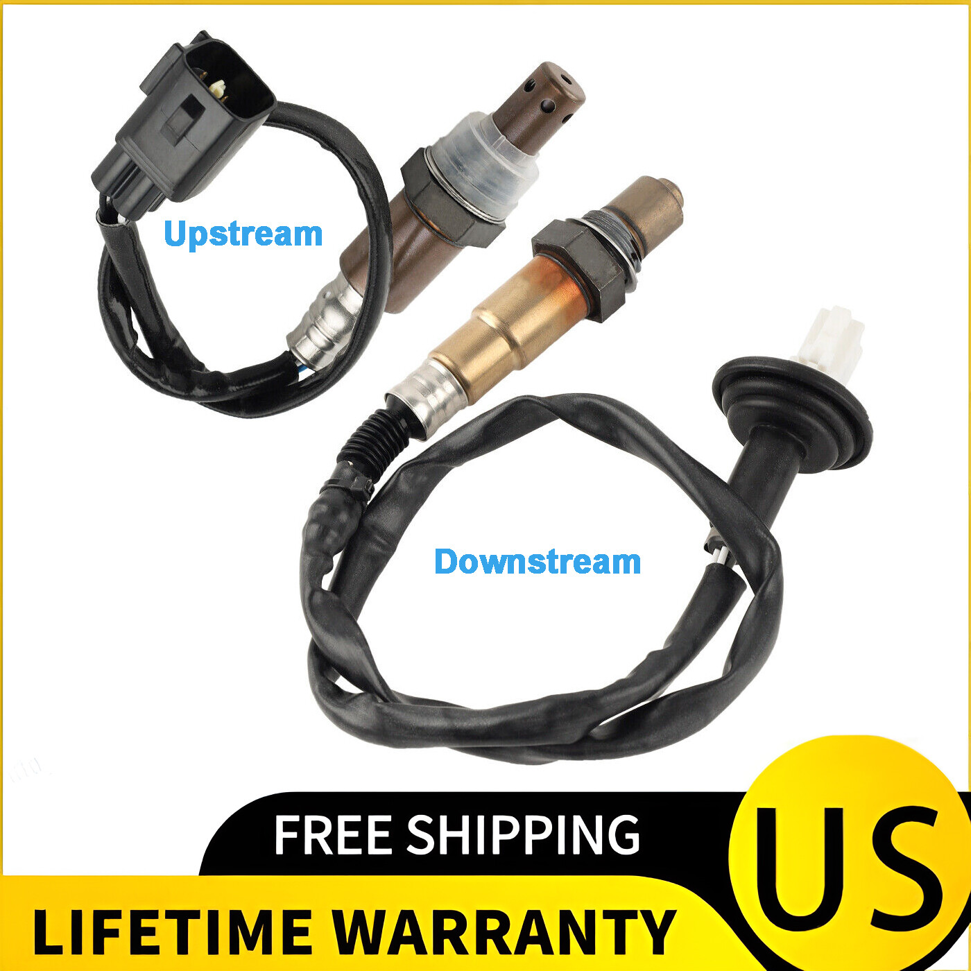 2x Oxygen O2 Sensor for Upstream + Downstream Toyota Corolla 2005-2008 1.8L