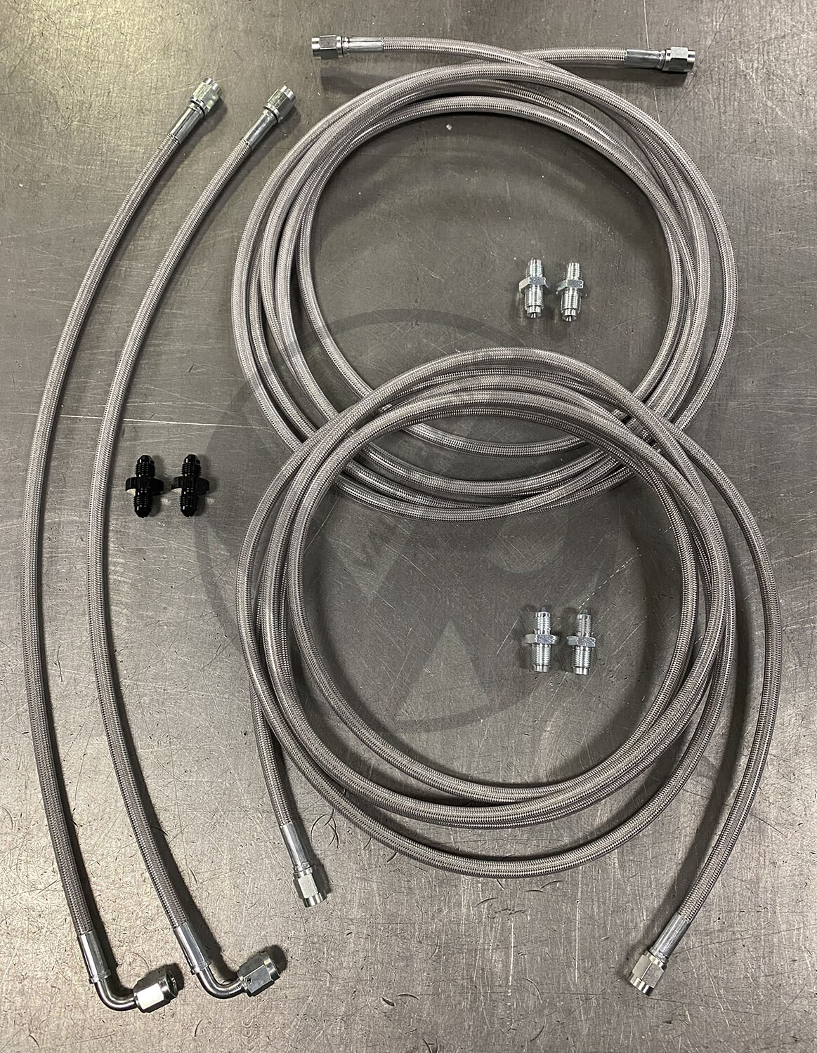 Stainless Rear Brake Line Replacement Kit For 96-00 Honda Civic w/rear drum