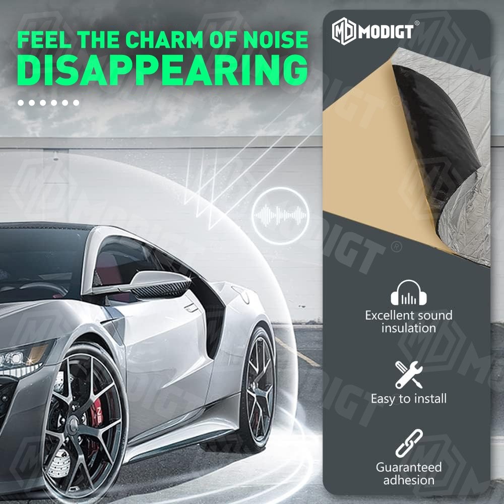 Sound Deadener Car Noise Insulation Automotive Heat Shield Self-adhesive Mat