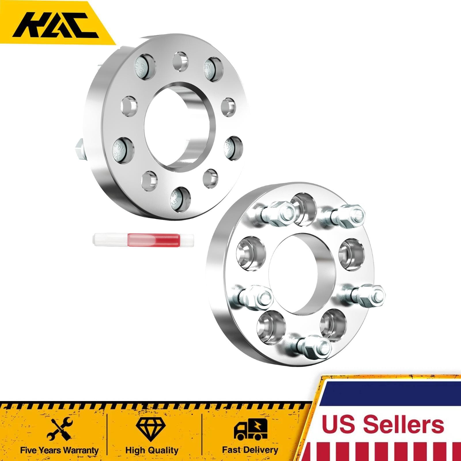 2x 1.25″ 5×4.5 to 5×5″ Wheel Adapters 71.5mm 1/2″x20 For 1991-2018 Explorer