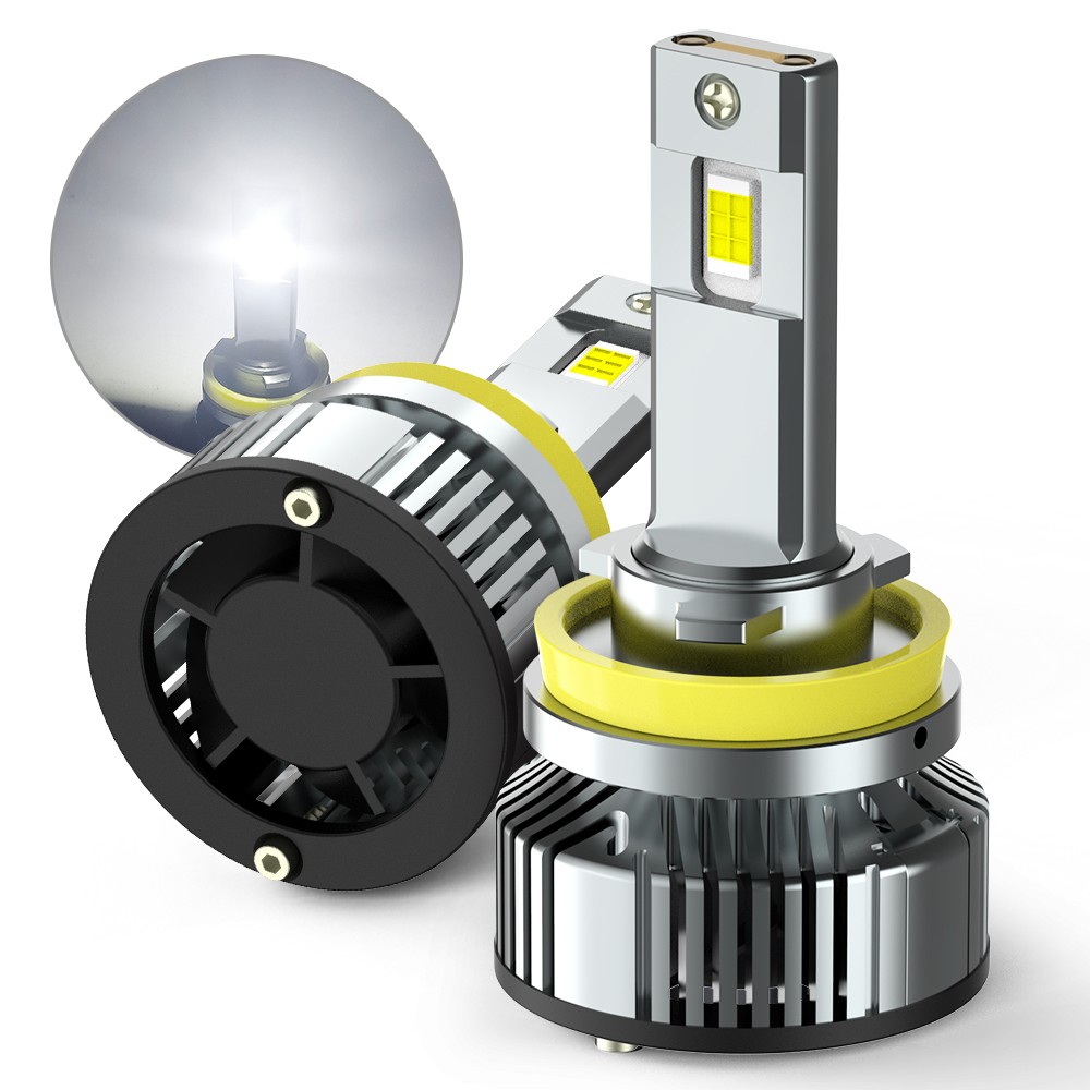 AUXITO H11 LED Headlights Kit Beam Low Bulb Super Bright 6500K White 24000LM Y19