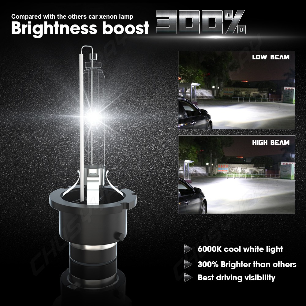 For Infiniti JX35 2013 – Front HID Headlights High/Low Beam + Fog Light Bulbs