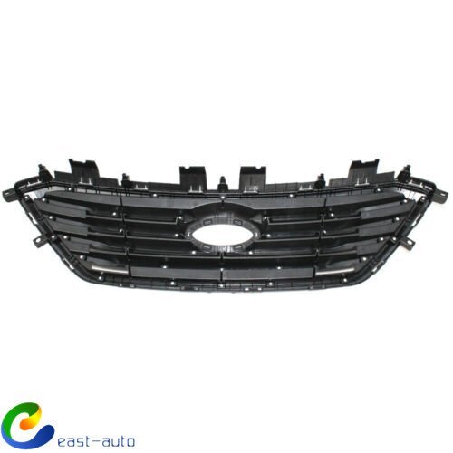 For Hyundai Sonata 2015 2016 2017 Front Bumper Upper Grill Chrome Black Grille