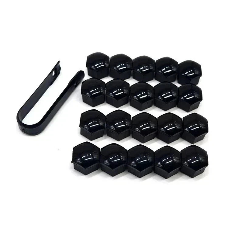20 Pcs Car Wheel Lug Nut 17/19/21mm Bolt Cover Protect Hub Screw Cap