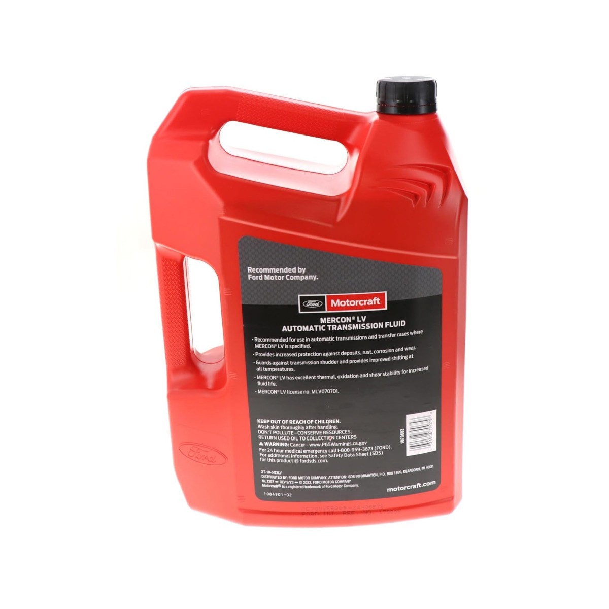 Motorcraft XT105Q3LV Mercon LV Automatic Transmission Fluid, 5 Quarts (3 Pack)