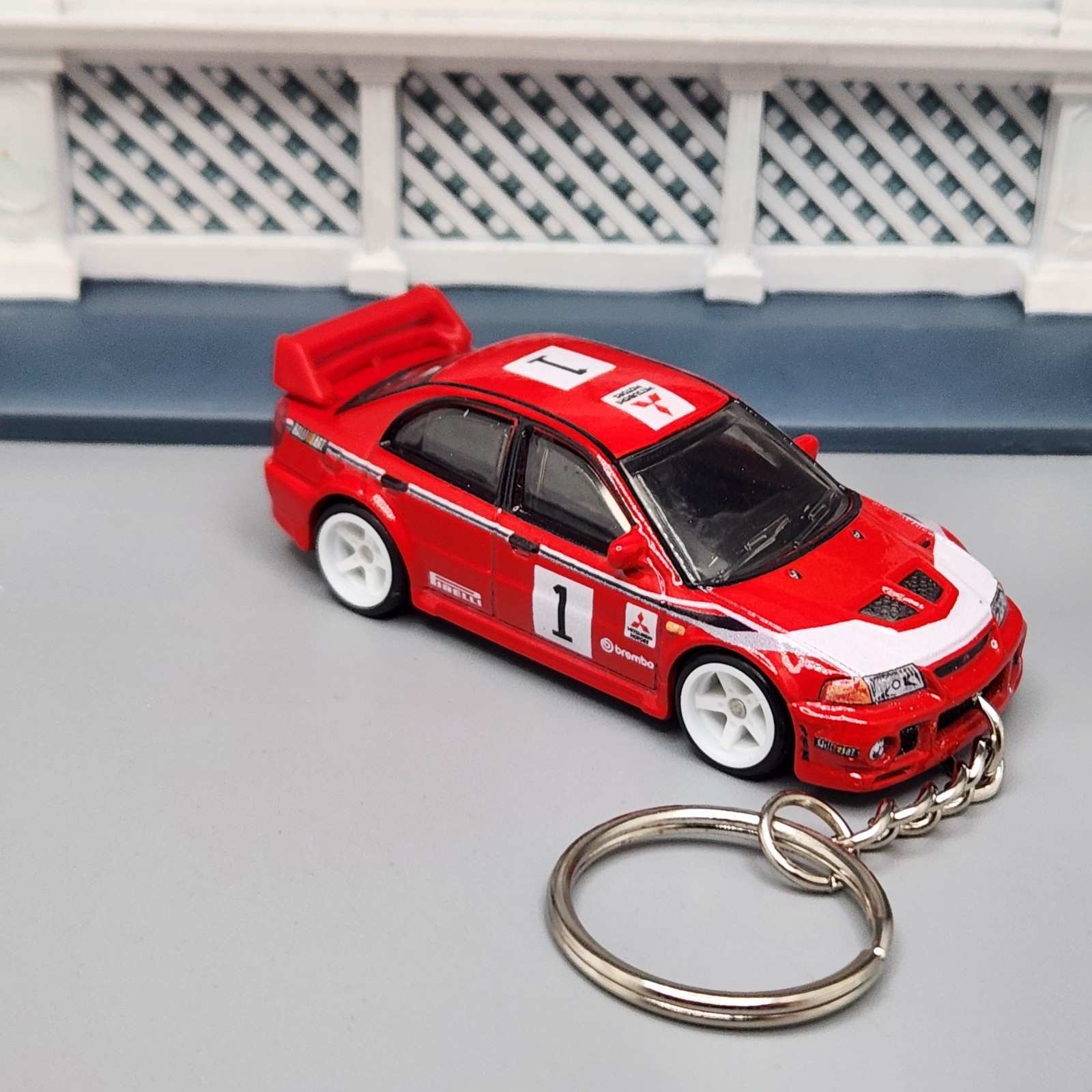 2000 Mitsubishi Lancer Evolution VI Red Custom 1/64 Scale ? AWESOME GIFT?