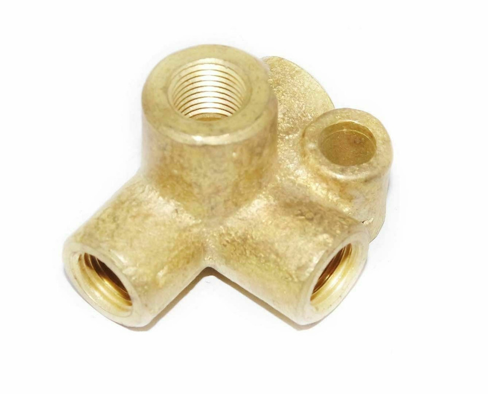 Brass Made 4 Way Brake T Union Pipe Connecter For Willys Ford Jeeps