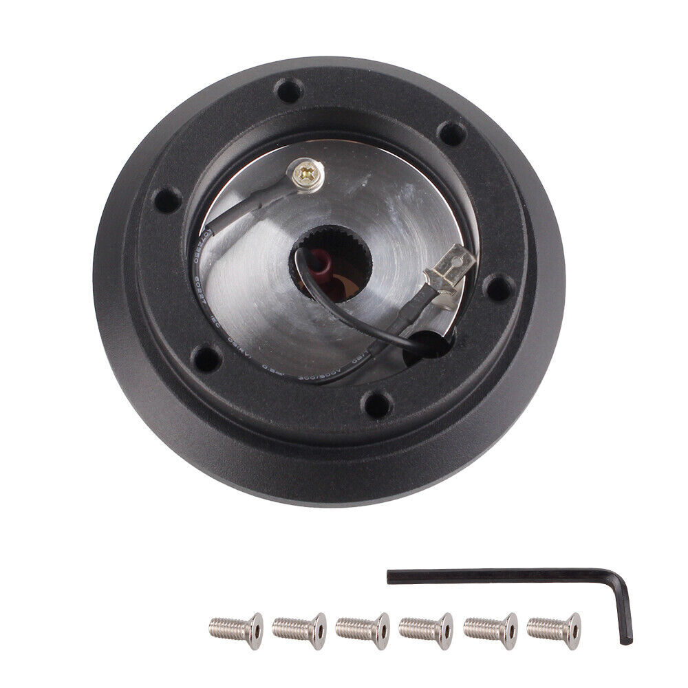 Black Steering Wheel Short Hub Adapter For Honda Accord 94-04 For Acura CL 97-03