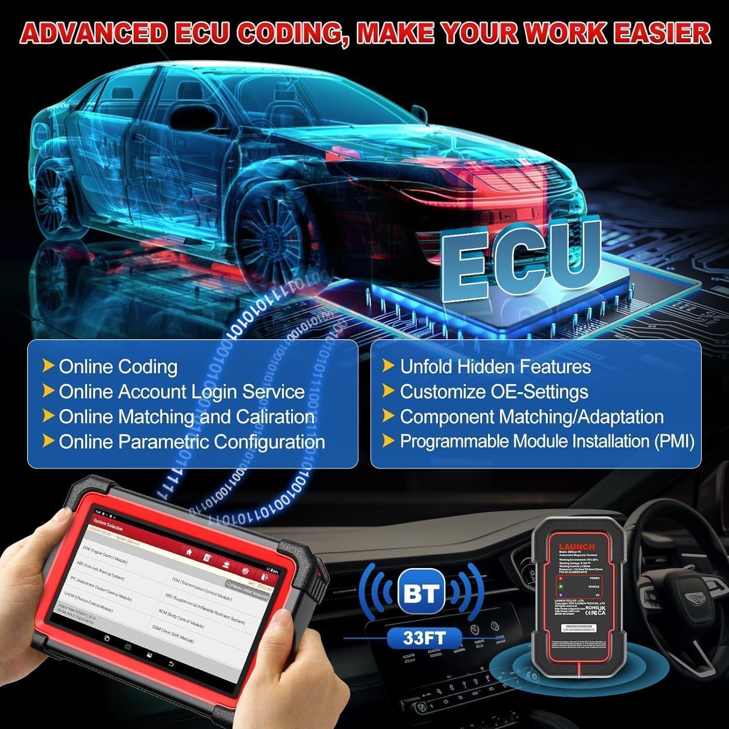 2026 Newest LAUNCH X431 CRP919E BT PRO Bidirectional Car Diagnostic Scanner Tool