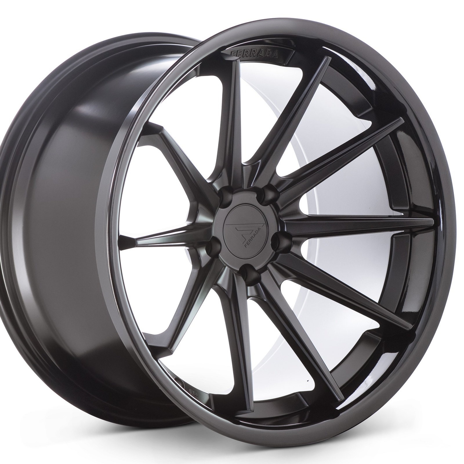 Ferrada FR4 22×9.5, 5×112, ET15, Matte Black / Gloss Black Lip