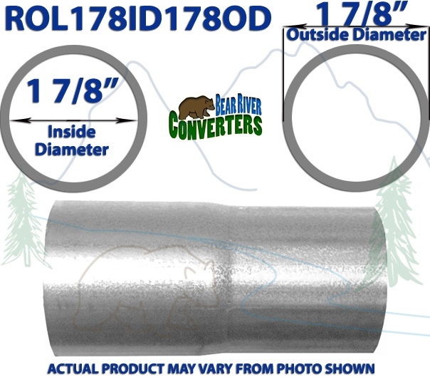 1 7/8” 1.875″ ID to 1 7/8” 1.875 OD Exhaust Pipe to Component Coupling Connector