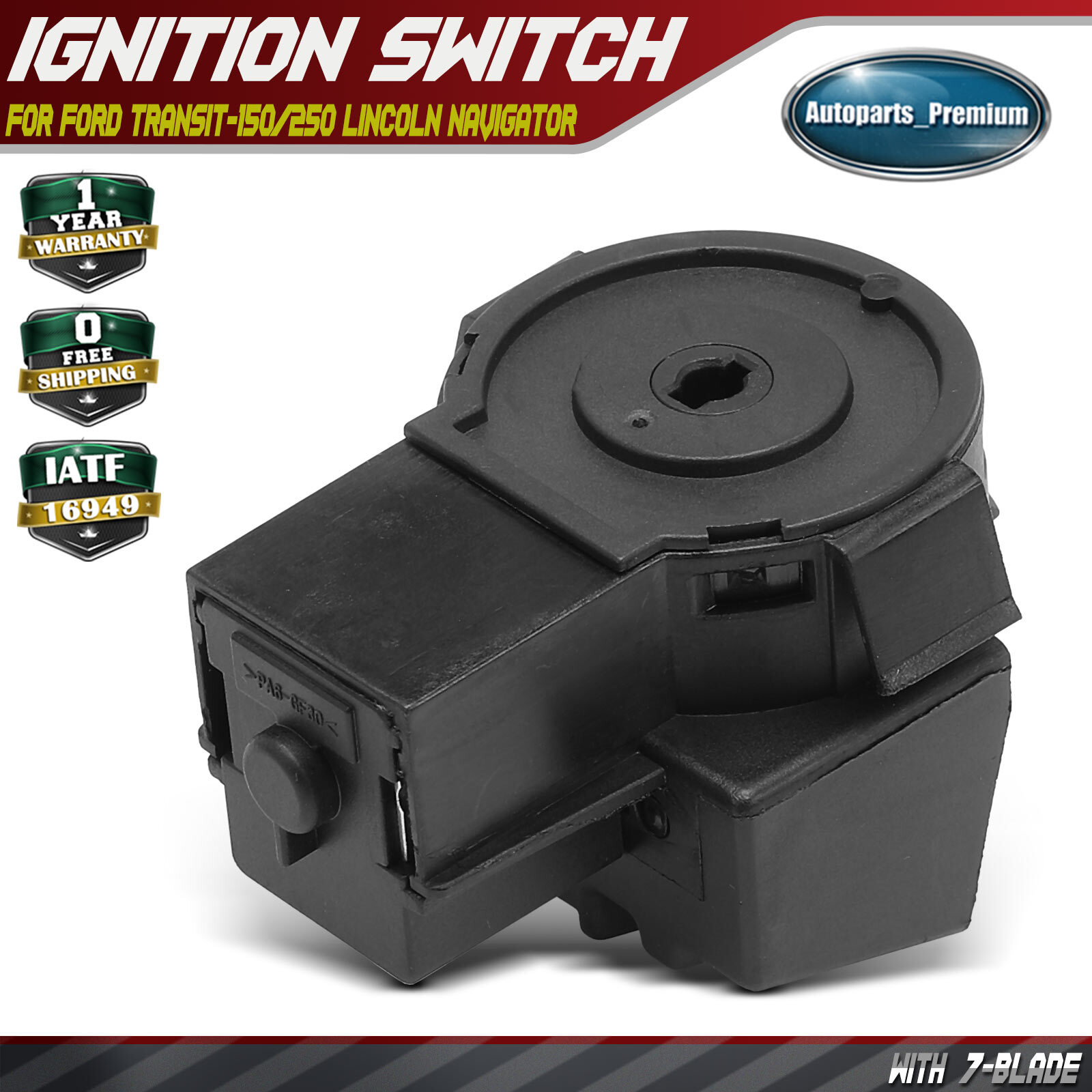 Ignition Starter Switch w/7-Blade for Ford Transit Lincoln Mazda Mercury Jaguar