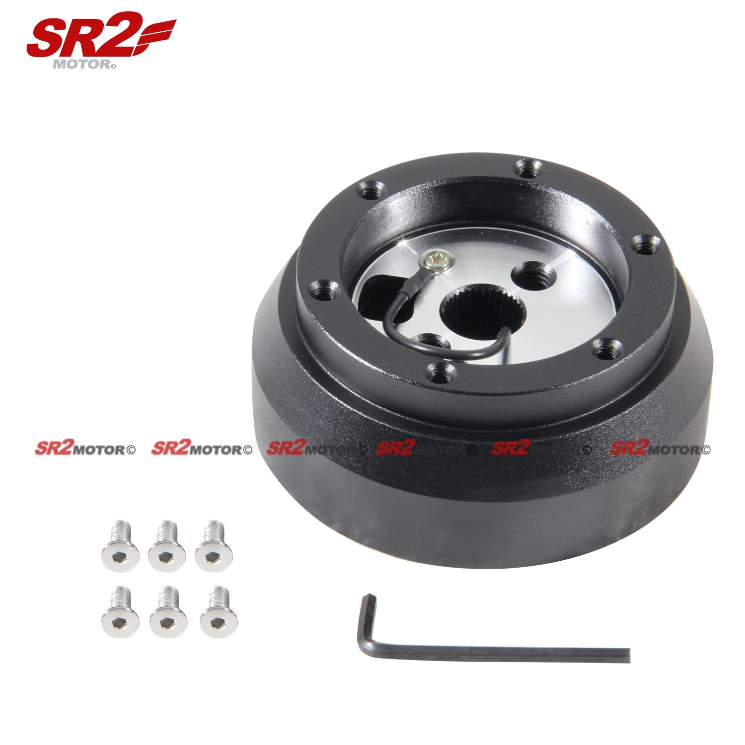 6 Bolt Steering Wheel Short Hub Adapter For Dodge GM Buick Chevy Jeep Pontiac