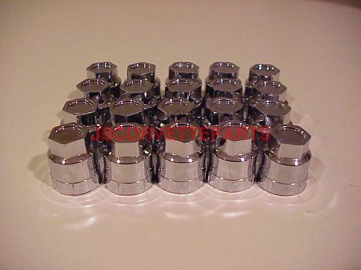 1985 thru 1996 Corvette Chrome Lug Nut Covers – SET