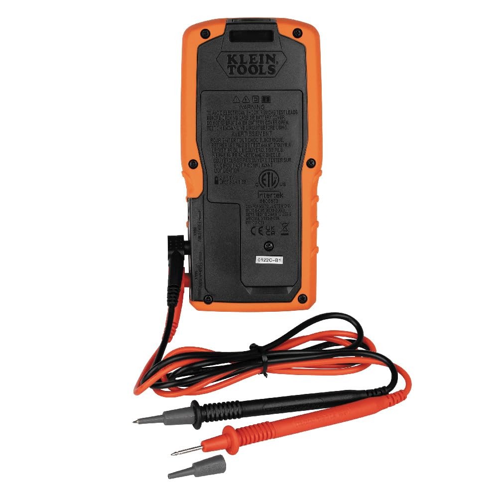 MM450 Slim Digital Multimeter Reverse Contrast Display with Lead Alert