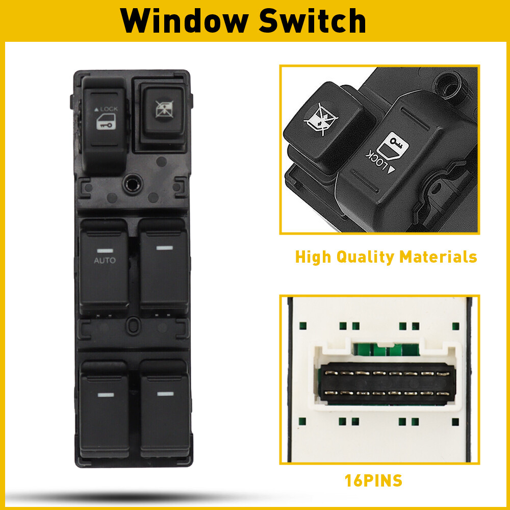 New Front Master Power Window Door Switch For 2010 2011 2012 13-2014 KIA Sorento