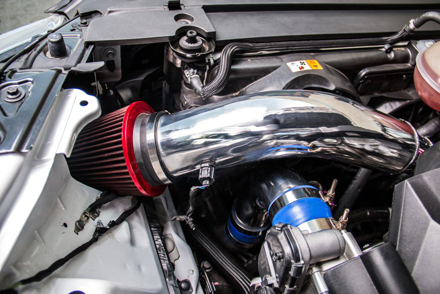 CXRacing 4″ CAI Cold Air Intake Pipe Kit For 15-17 Ford Mustang EcoBoost 2.3T