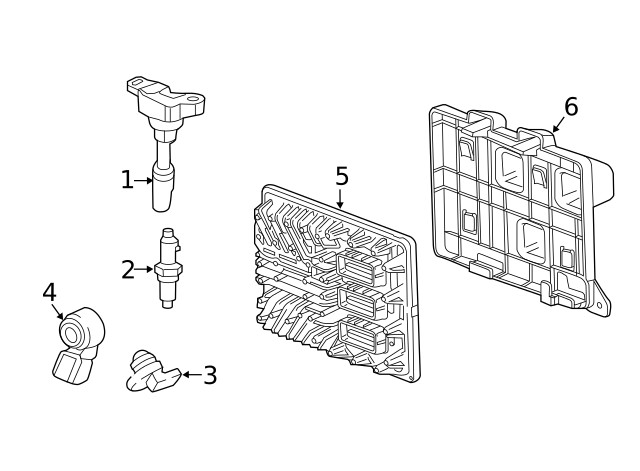 Genuine GM Engine Control Module 12700116