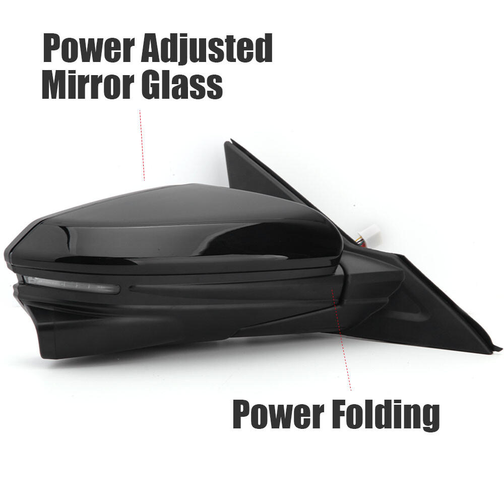 14Pin Right Side Mirror Heated View Camera Signal Lamp For Honda Civic 2016-2020