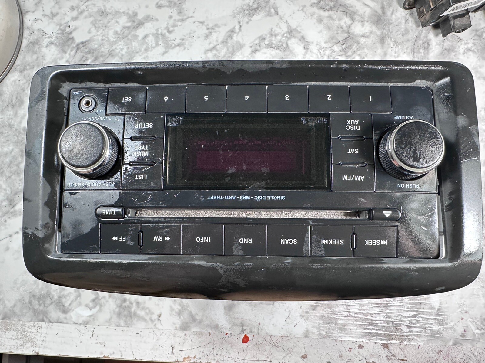 2007-2017 Jeep Dodge Chrysler OEM Radio Stereo Head Unit CD AUX FM (P05091196AC)