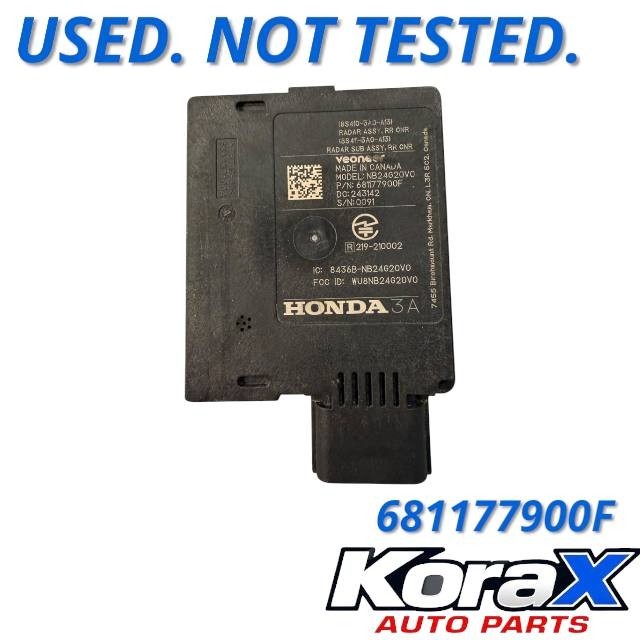 2023-2024 HONDA CR-V RR RH BLIND SPOT RADAR SENSOR MODULE USED OEM 681177900F