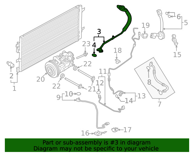 Genuine Porsche Upper Press Line 95B-260-707-E